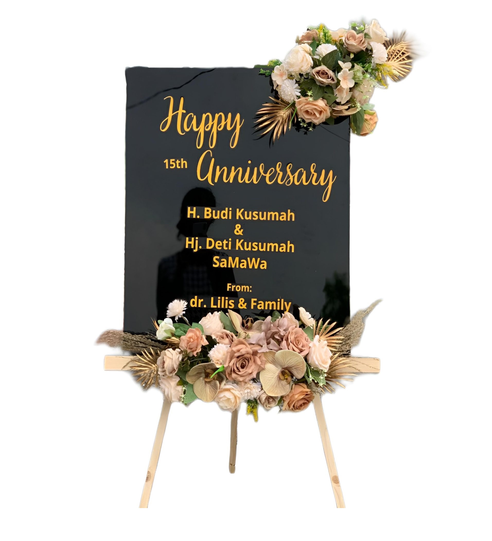 Papan Bunga Akrilik Kasiman